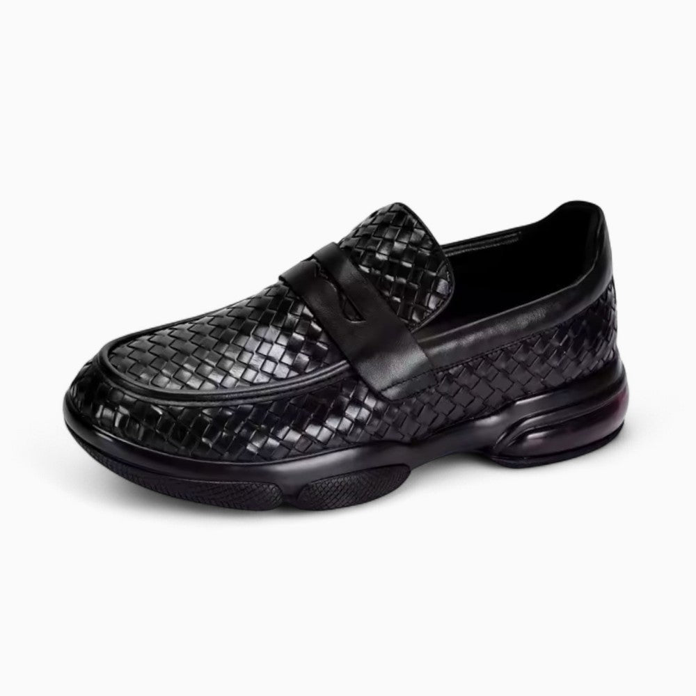 Mocassins Orthopédiques En Cuir À Plateforme