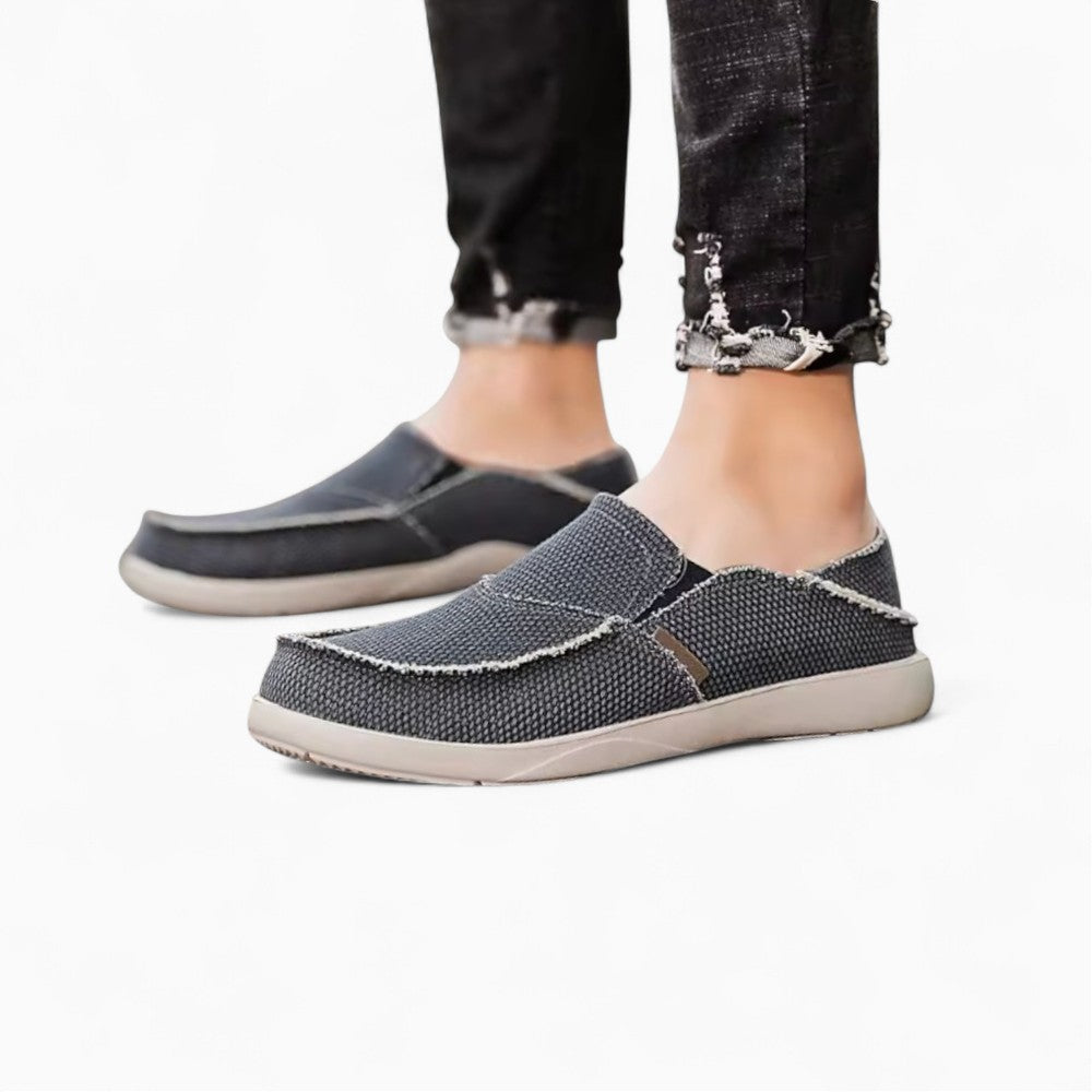 Mocassins Orthopédiques Avec Coutures Apparentes Pour Homme