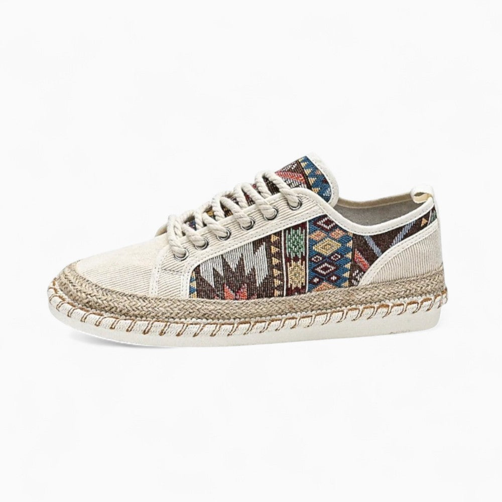 Mocassins Indiens En Toile