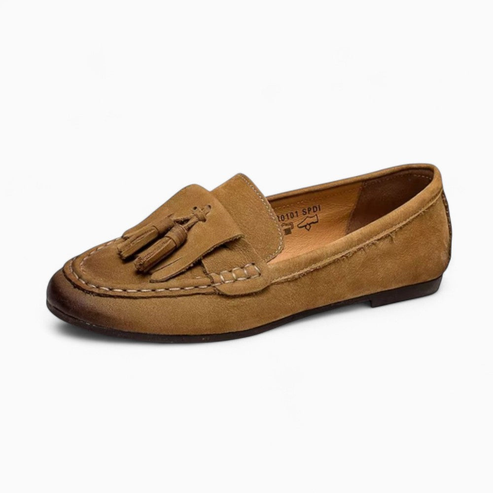 Mocassins Indiens En Daim À Glands
