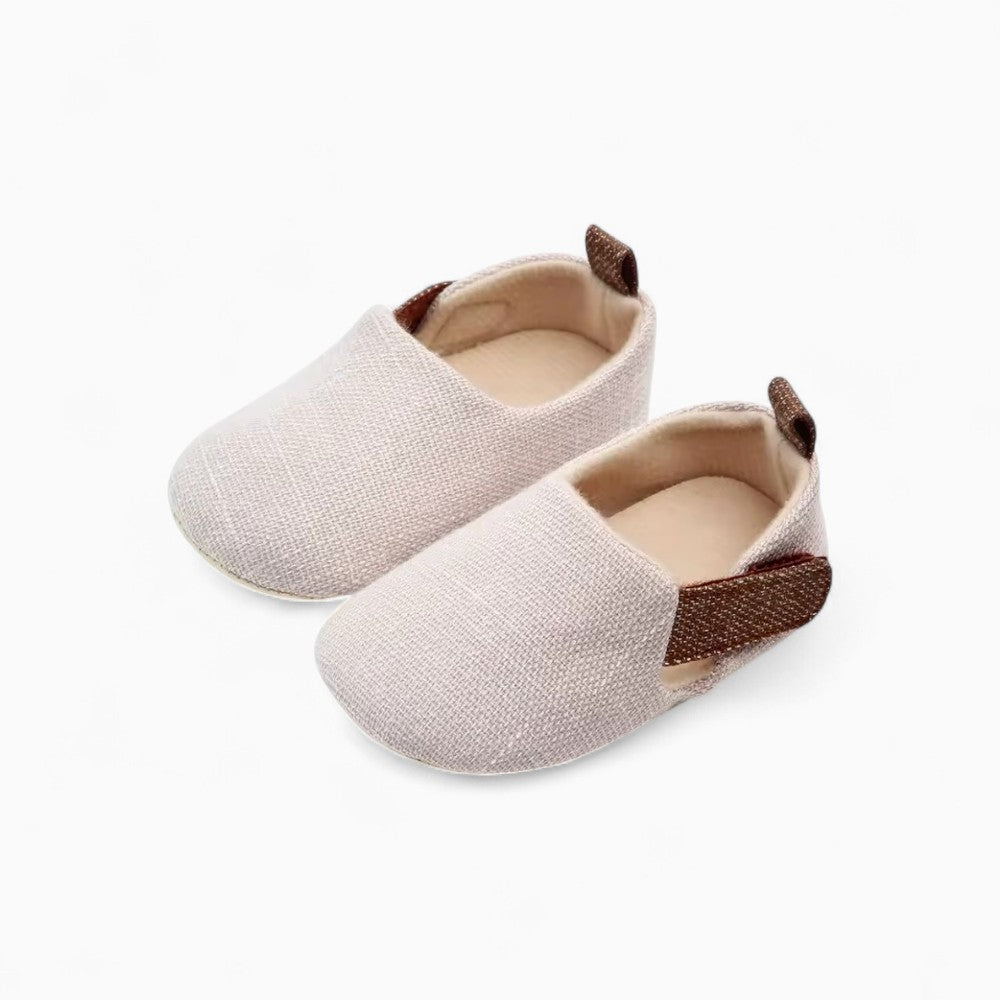 Mocassins Bateau Avec Fermeture Velcro Pour Bébé