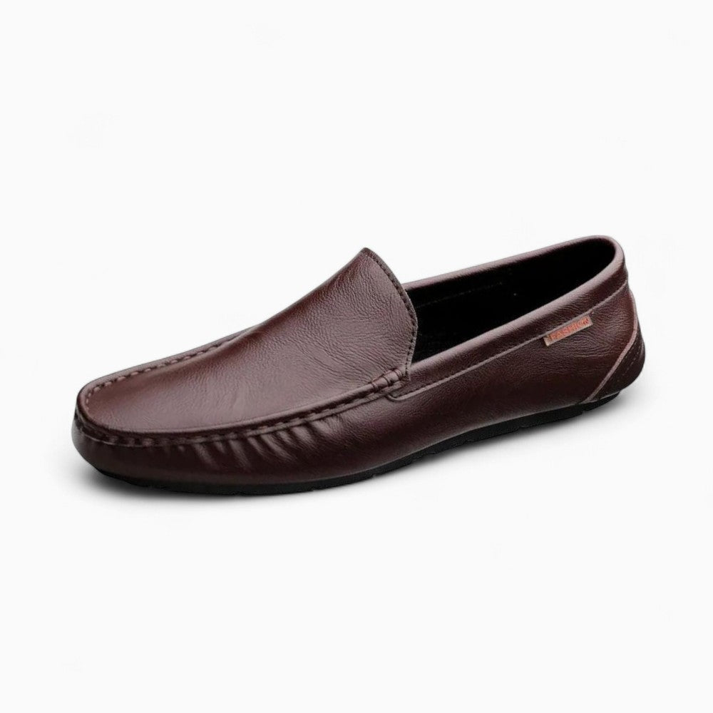 Mocassins Bateau Grandes Tailles En Cuir Véritable Pour Homme