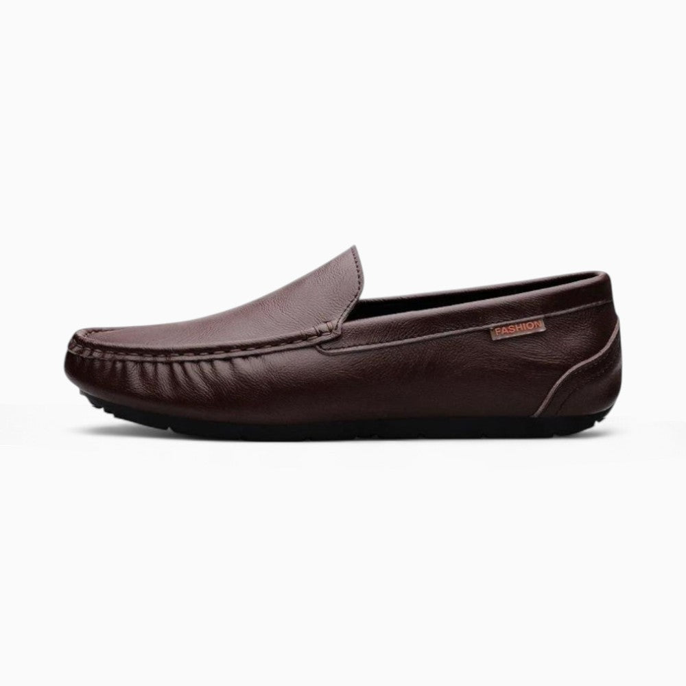 Mocassins Bateau Grandes Tailles En Cuir Véritable Pour Homme