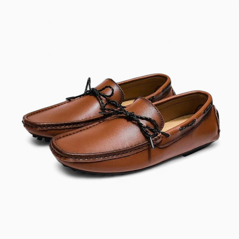 Mocassins Bateau Formels À Lacets Pour Homme