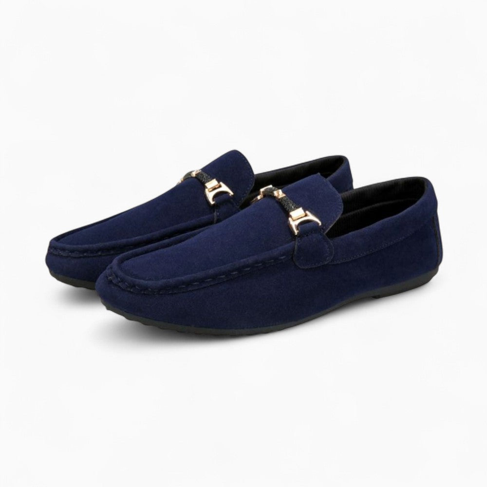 Mocassins Bateau Bleu Marine Pour Homme