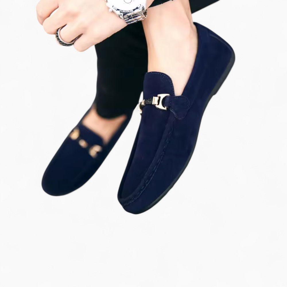 Mocassins Bateau Bleu Marine Pour Homme