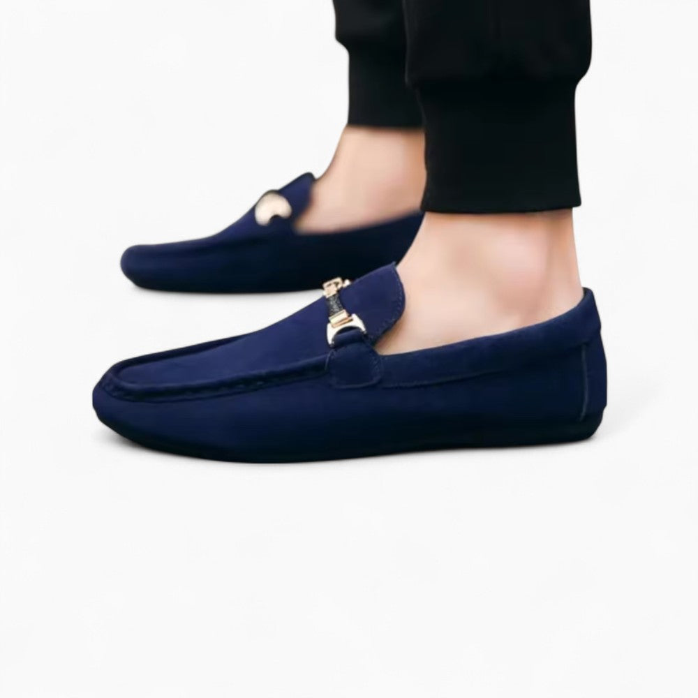 Mocassins Bateau Bleu Marine Pour Homme