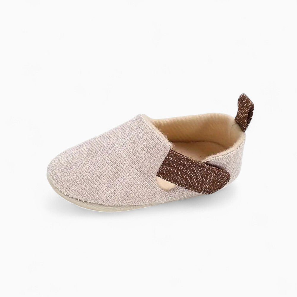 Mocassins Bateau Avec Fermeture Velcro Pour Bébé
