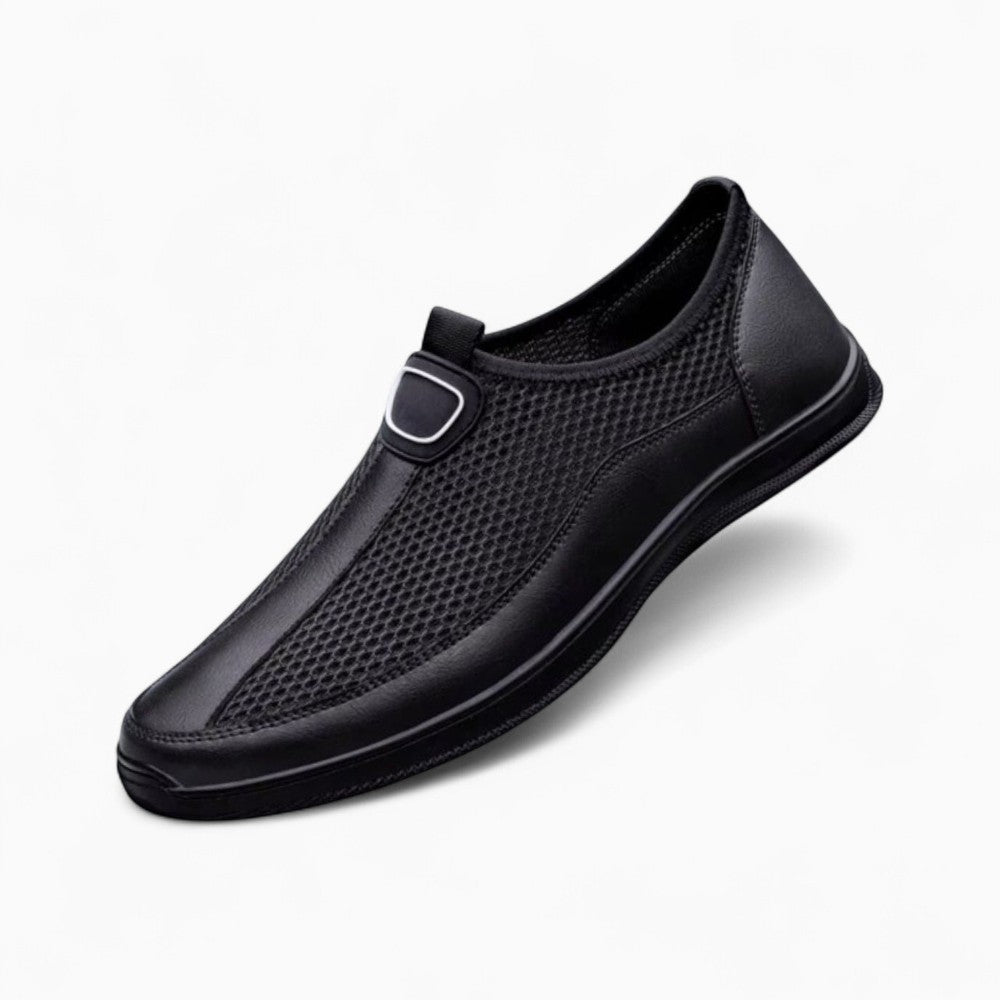 Mocassins Souples En Mesh Avec Motif Surpiqures