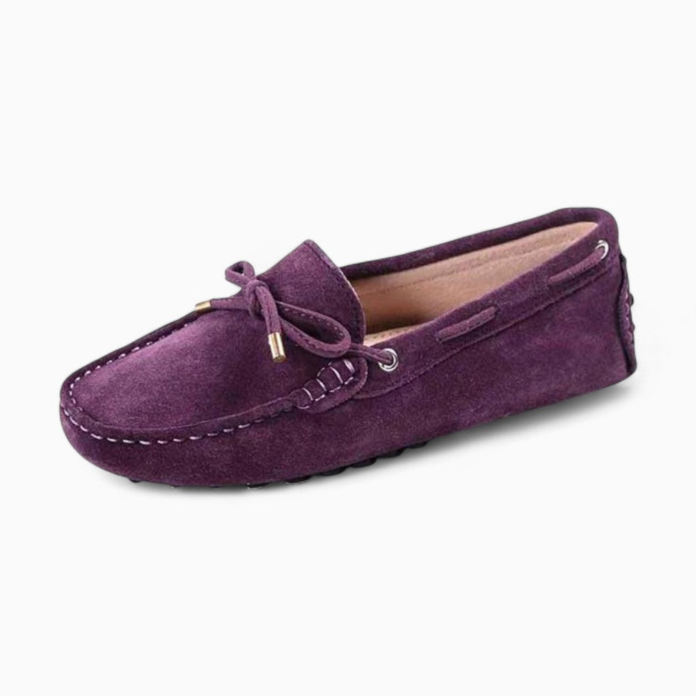 Mocassins Souples En Daim Pour Femmes