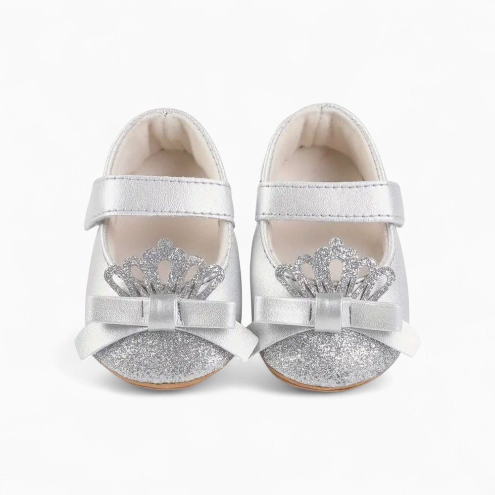 Mocassins Souples À Paillettes À Enfiler Pour Bébé Fille