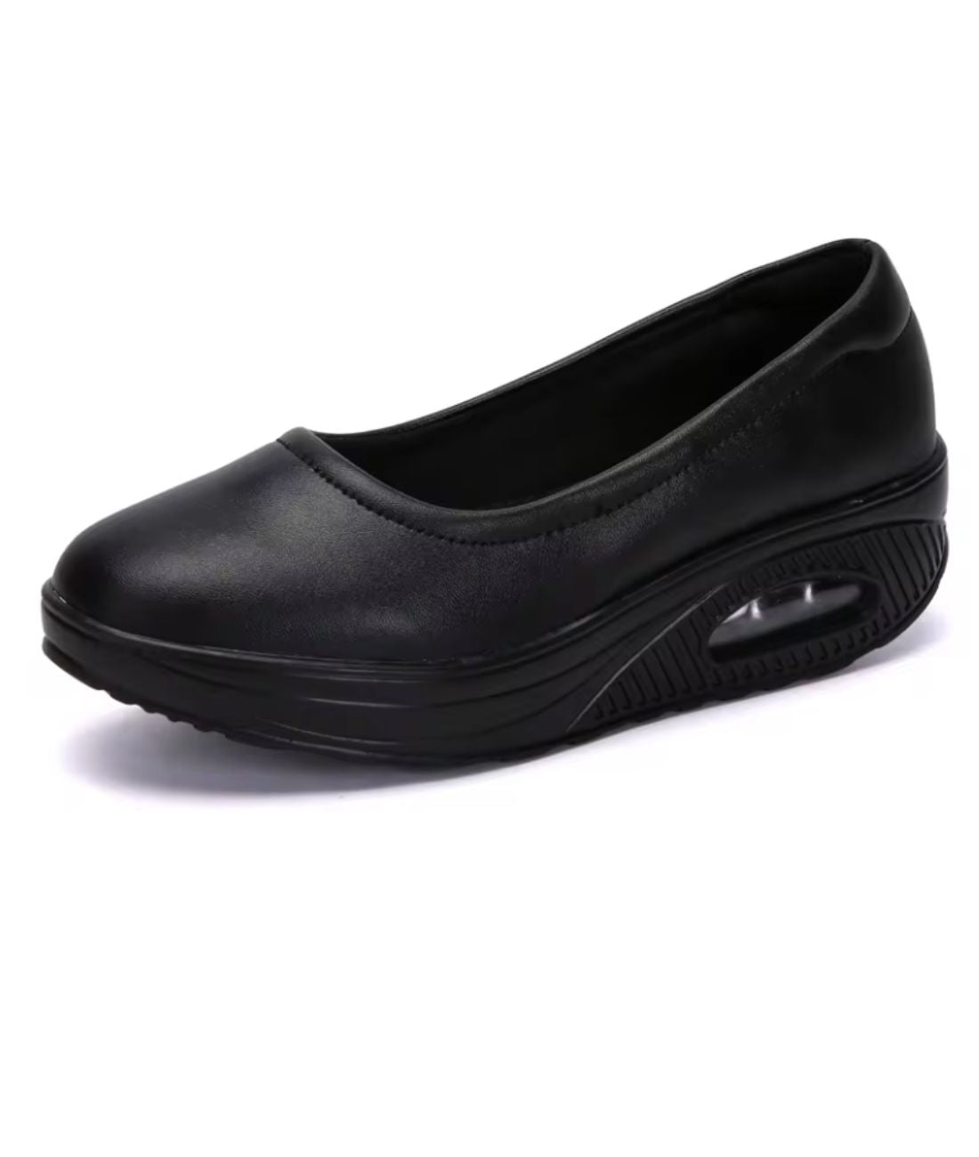 Mocassin Ballerine Vernis À Bout Rond