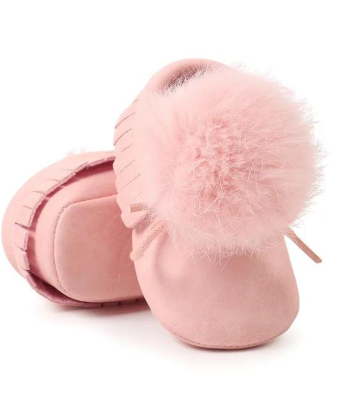 Mocassin Pour Bébé Fille Effet Daim D’hiver