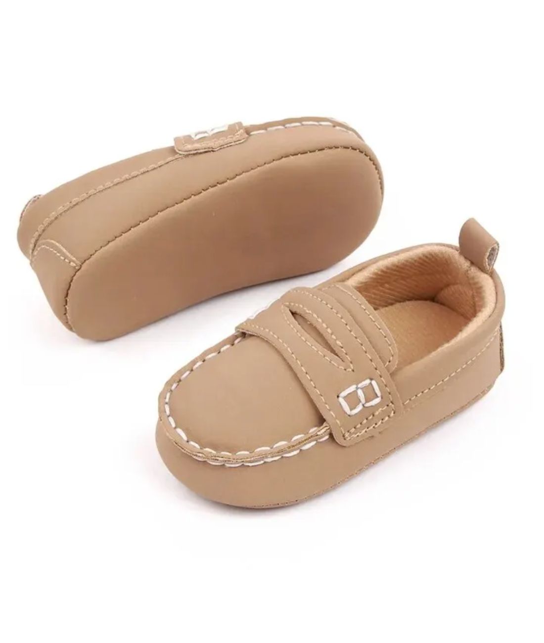 Mocassin Classiques En Cuir Pour Bébé Fille
