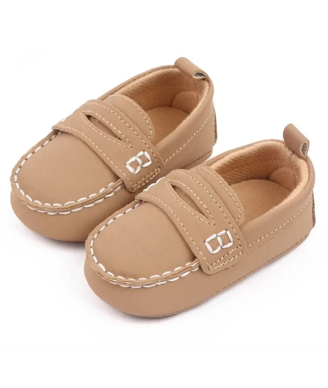 Mocassin Classiques En Cuir Pour Bébé Fille