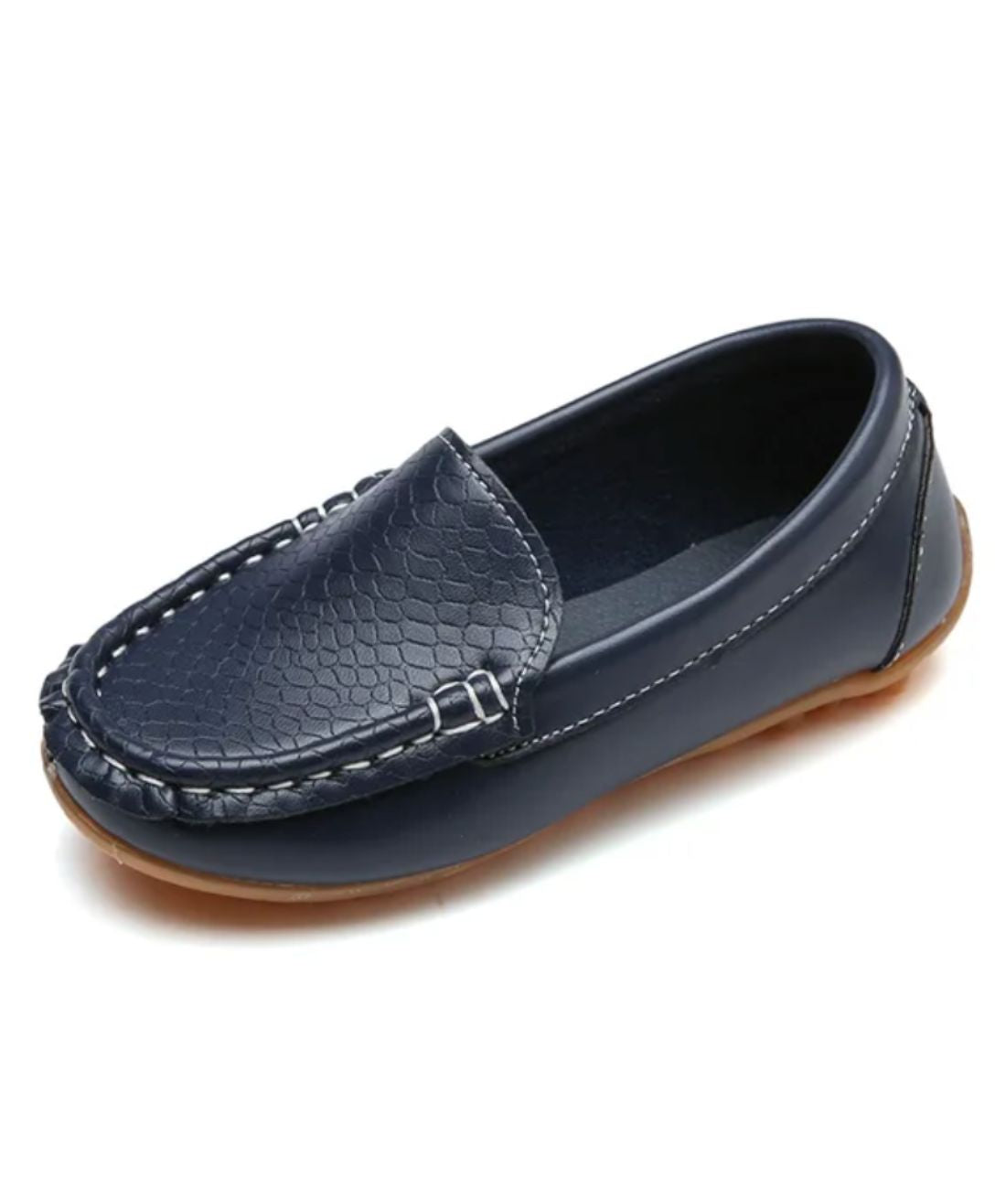 Mocassin À Enfiler En Cuir Souple Pour Enfant