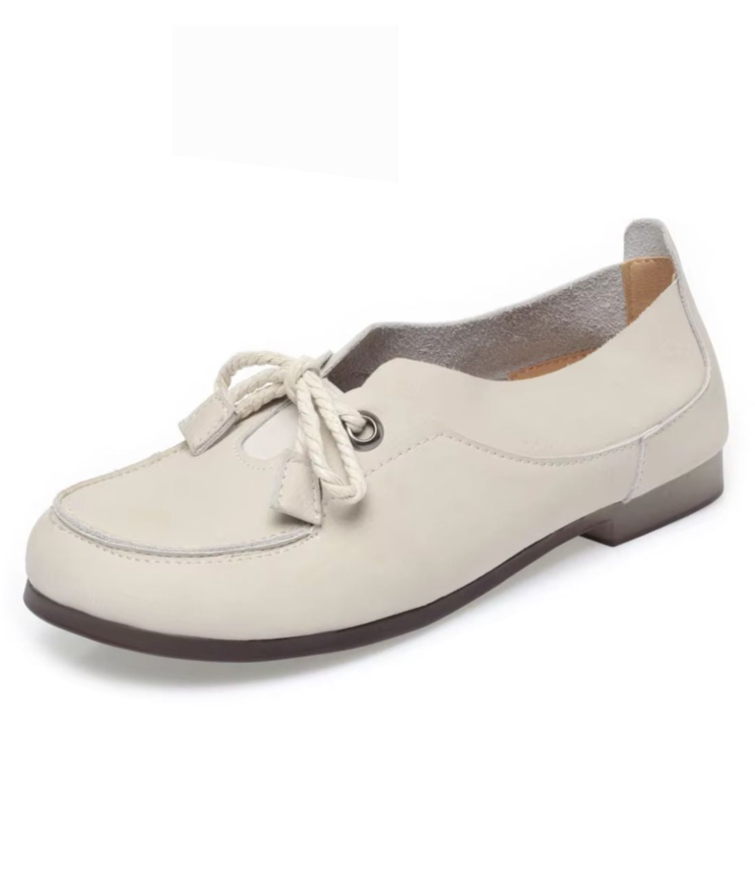Mocassin À Lacets À Semelles Épaisses Pour Femme