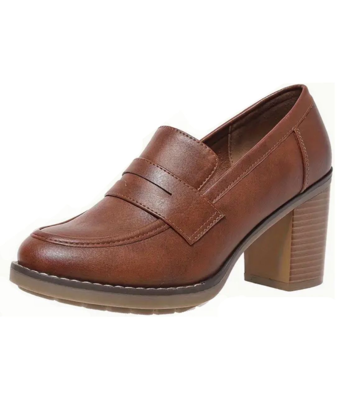 Mocassin À Talons 8cm Pour Femmes