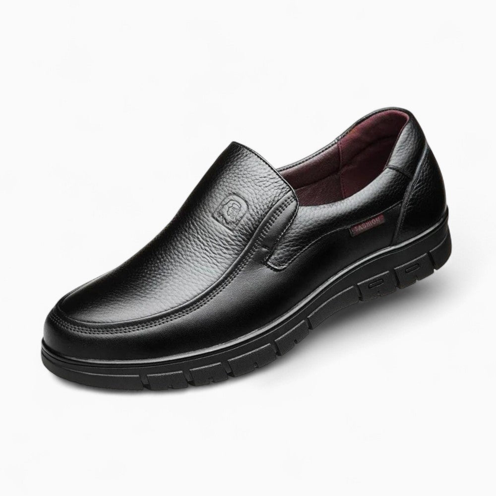 Mocassins Orthopédiques En Cuir De Vache Souple Pour Homme