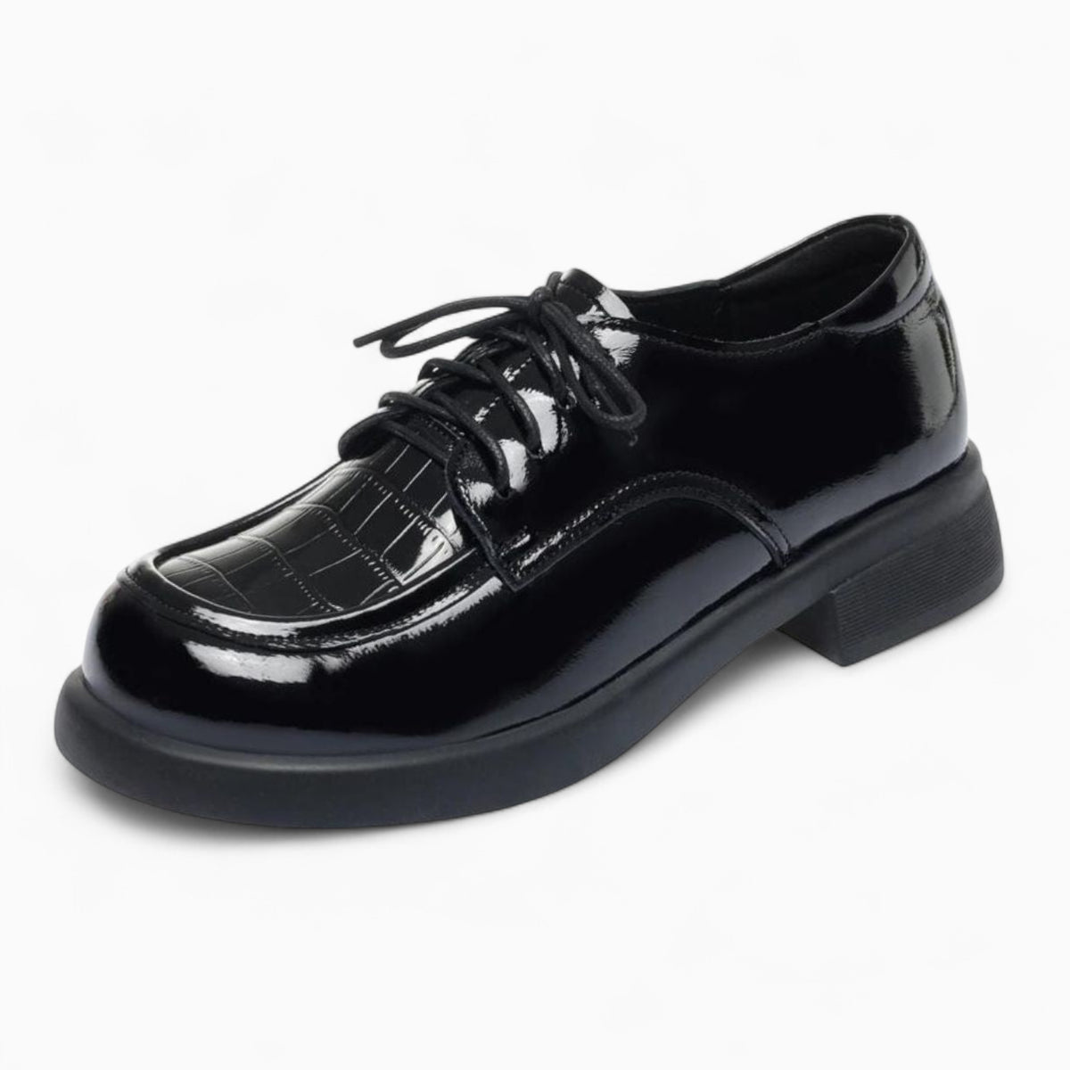 Mocassins À Plateforme Épaisse Style Britannique