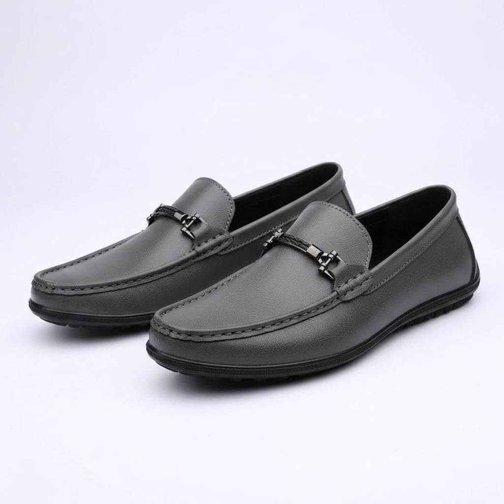 Ravello Mocassins en Cuir à Enfiler – Détail Mors Style Chaussures de Conduite