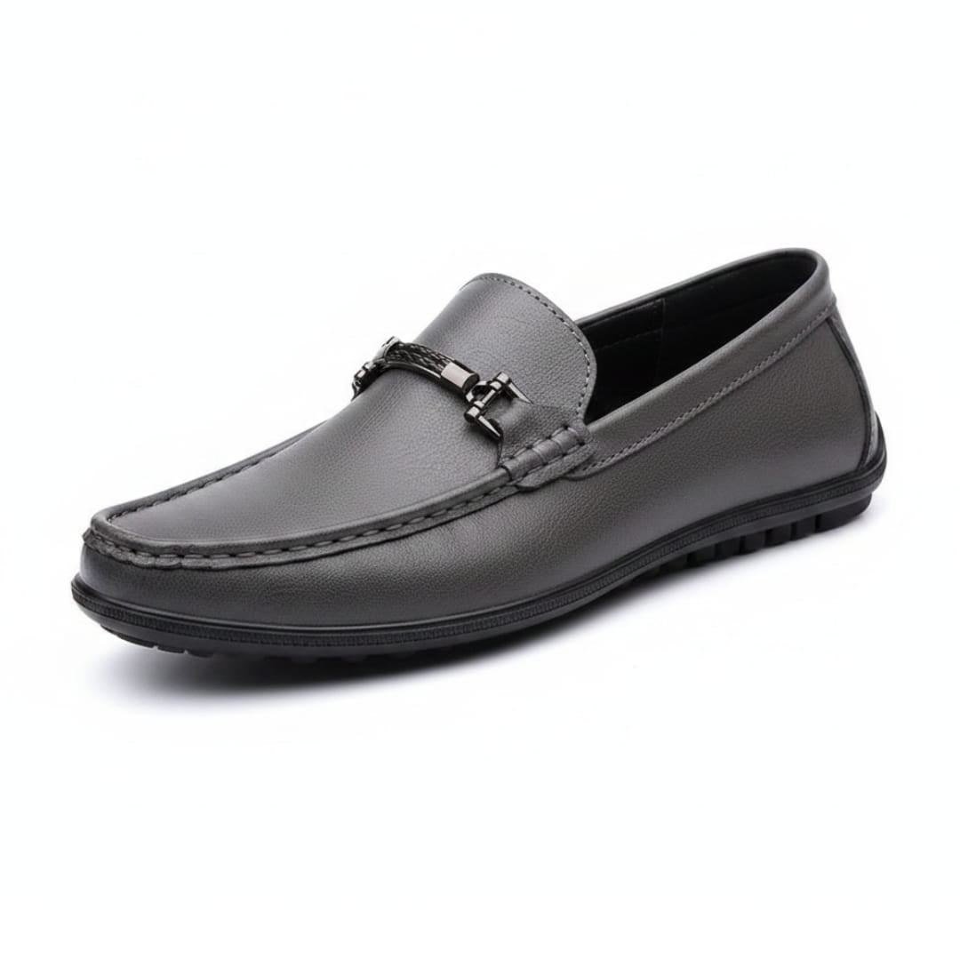 Ravello Mocassins en Cuir à Enfiler – Détail Mors Style Chaussures de Conduite