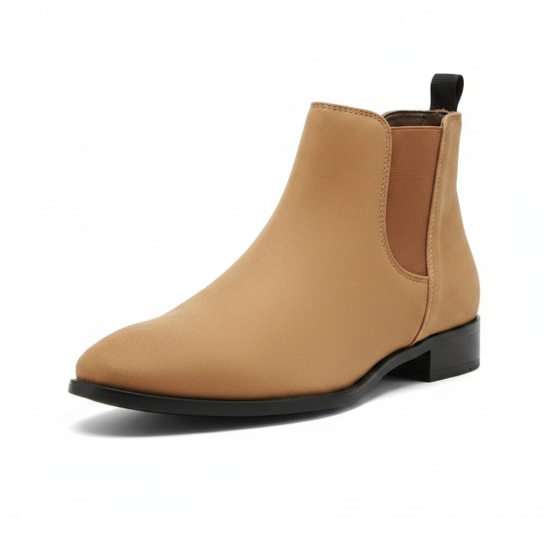 Mario Bottines Chelsea en Cuir – Panneaux Élastiques Chaussage Pratique À Enfiler Silhouette Cheville