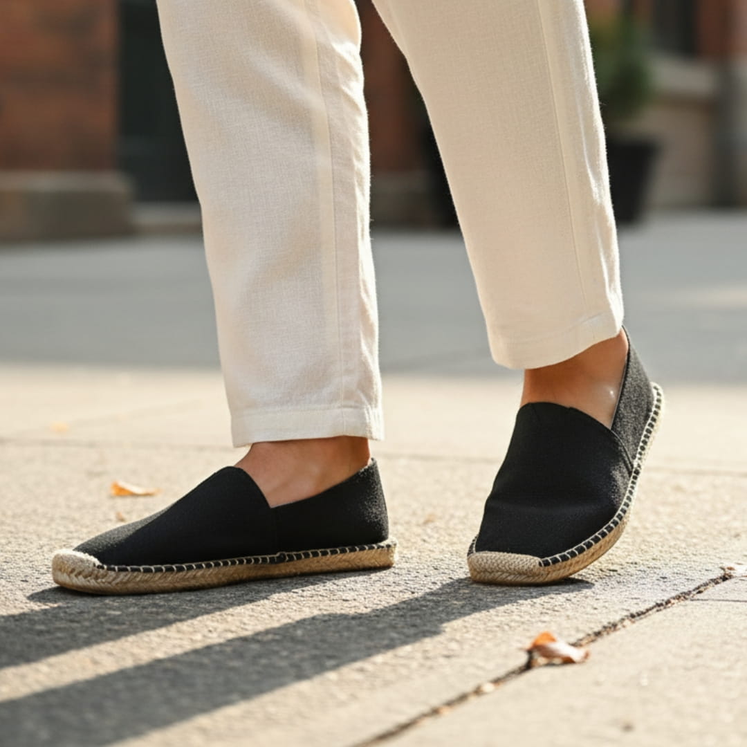 Brooklyn Espadrilles à Enfiler en Toile – Chaussures d'Été Légères et Respirantes