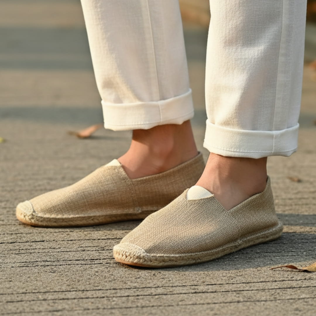 Brooklyn Espadrilles à Enfiler en Toile – Chaussures d'Été Légères et Respirantes