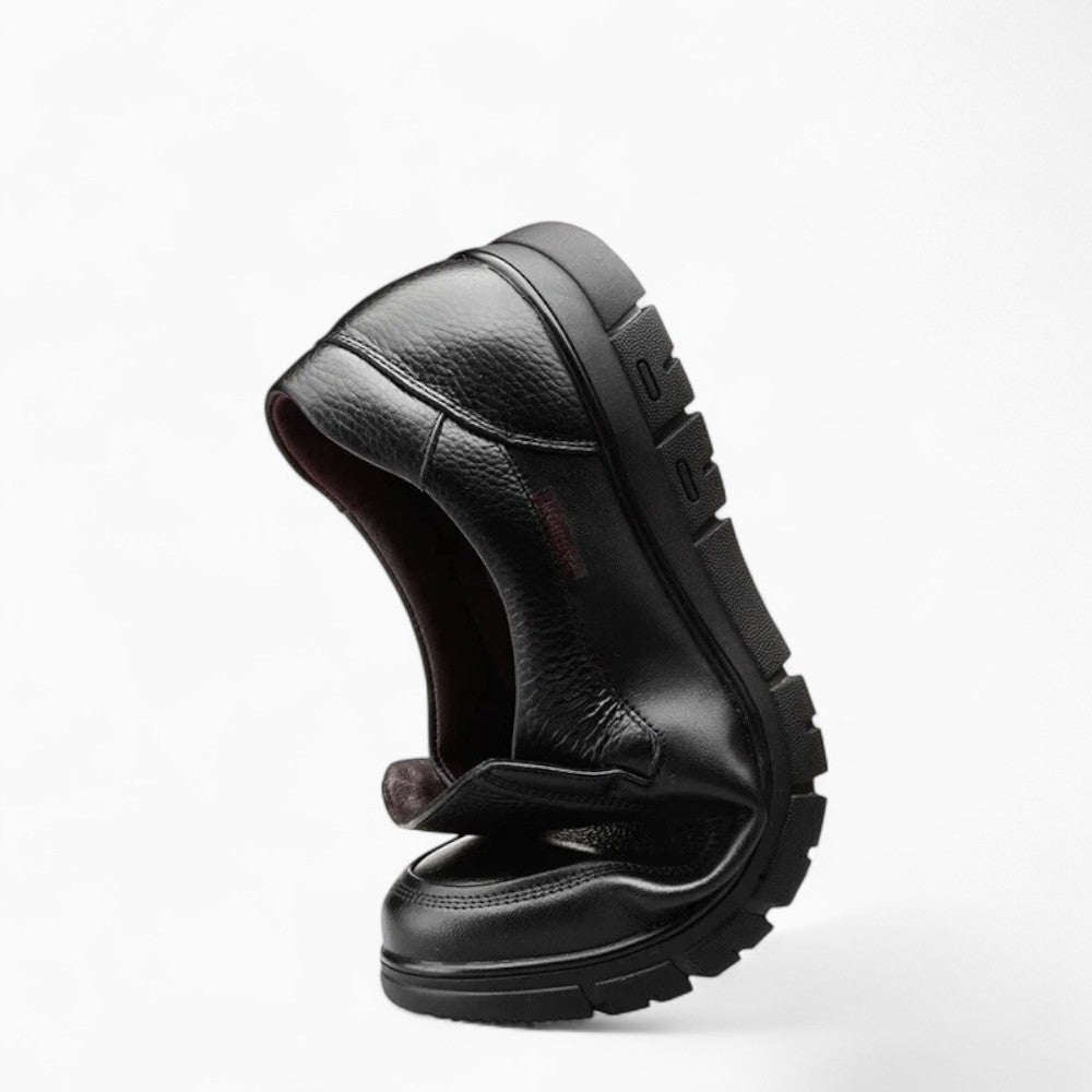 Mocassins Orthopédiques En Cuir De Vache Souple Pour Homme