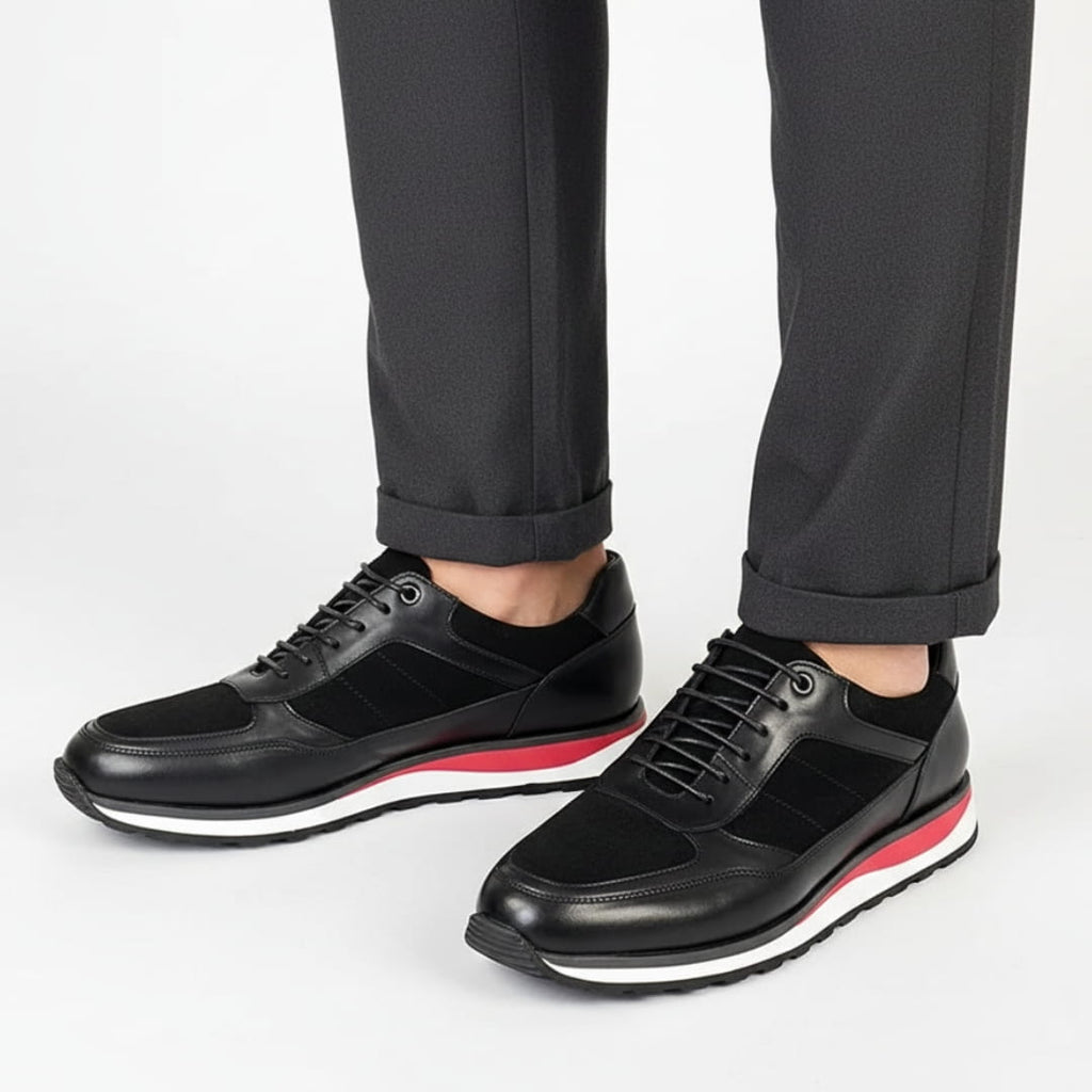 Marcello Sneakers Classiques en Cuir Haut de Gamme – Baskets Confortables Casual