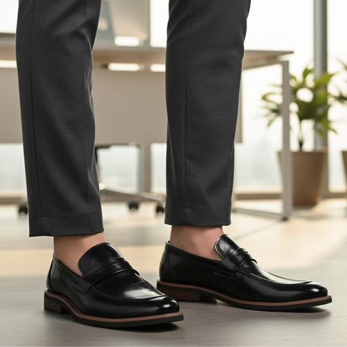 Fernand Mocassins Penny en Cuir Italien – Chaussures Casual Confortables à Enfiler
