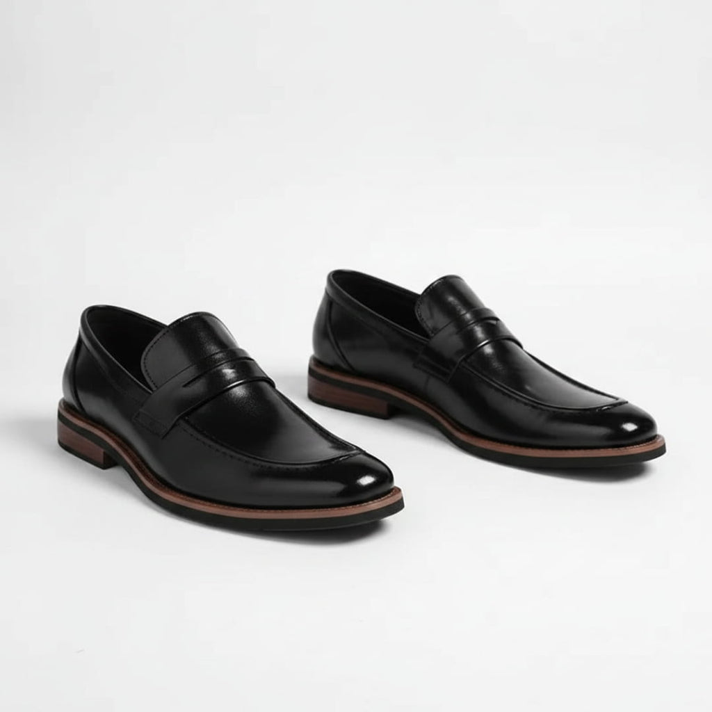 Fernand Mocassins Penny en Cuir Italien – Chaussures Casual Confortables à Enfiler