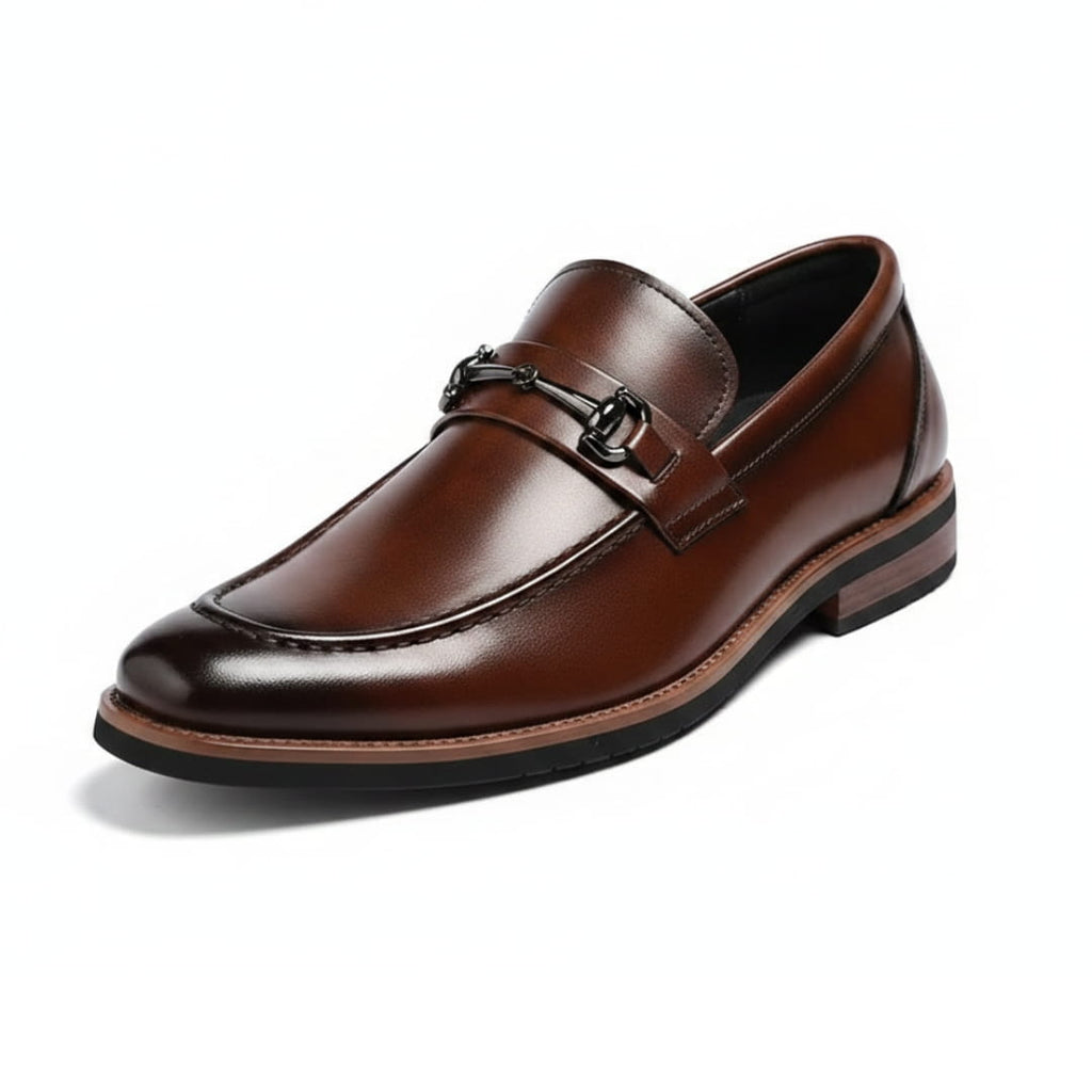 Renley Mocassins en Cuir Italien à Mors Métallique – Chaussures Casual Élégantes