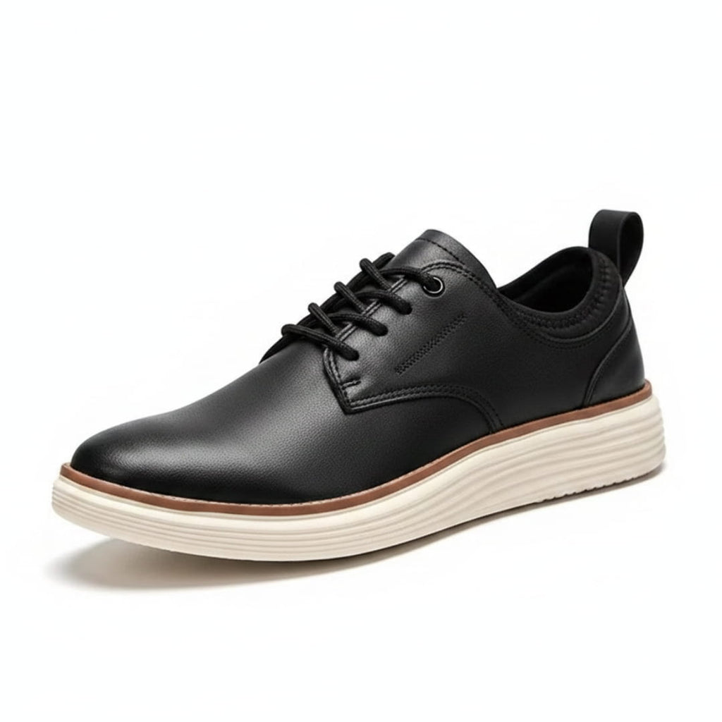 Colton Sneakers en Cuir Premium – Baskets à Lacets Confort Casual Moderne