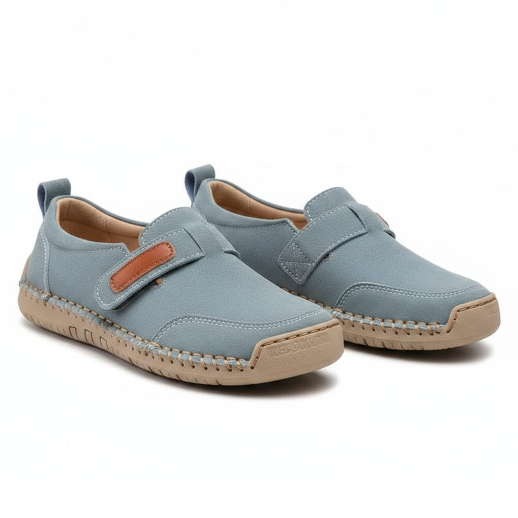 Mila Chaussures Décontractées à Enfiler – Bride Velcro Semelle Flexible Confort Quotidien
