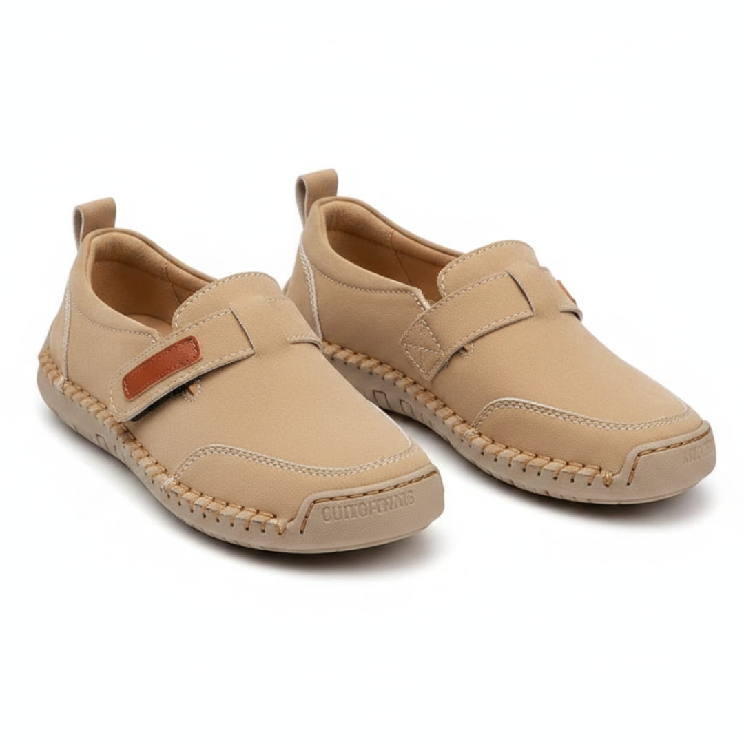 Mila Chaussures Décontractées à Enfiler – Bride Velcro Semelle Flexible Confort Quotidien