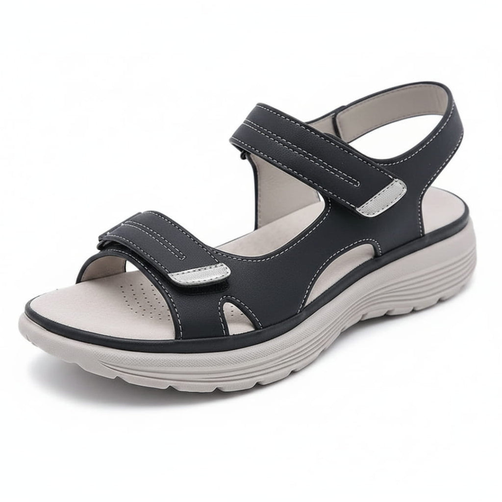 Mabel Sandales de Marche d'Été – Confort Soutien Voûte Plantaire Semelle Antidérapante Chaussures Légères