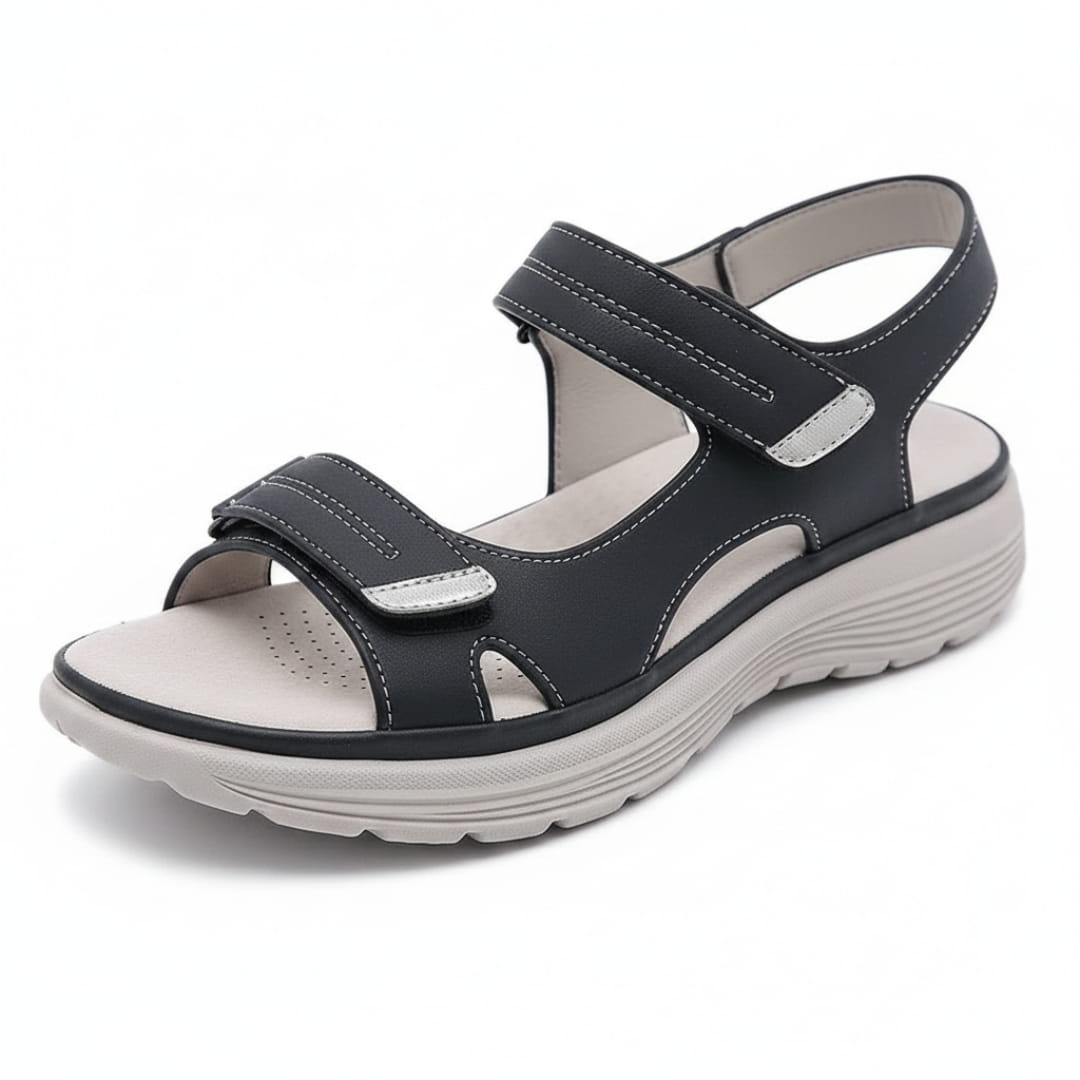 Mabel Sandales de Marche d'Été – Confort Soutien Voûte Plantaire Semelle Antidérapante Chaussures Légères