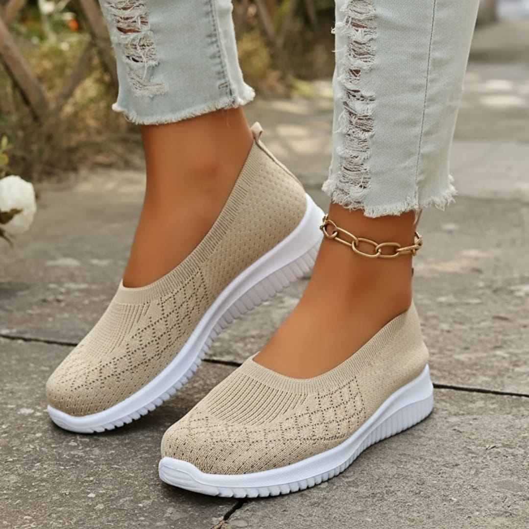 Bella Baskets de Marche Légères – Maille Respirante À Enfiler Casual Confort