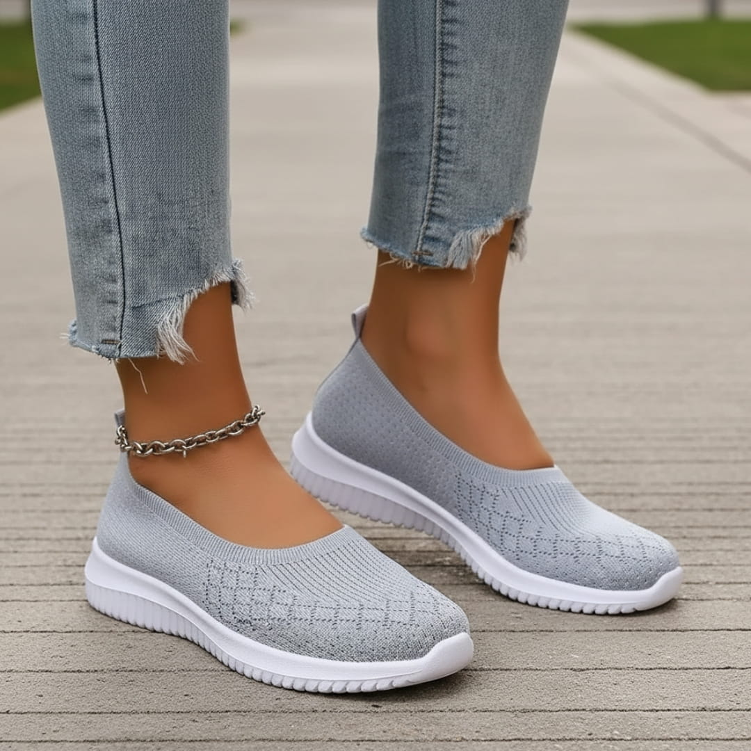 Bella Baskets de Marche Légères – Maille Respirante À Enfiler Casual Confort