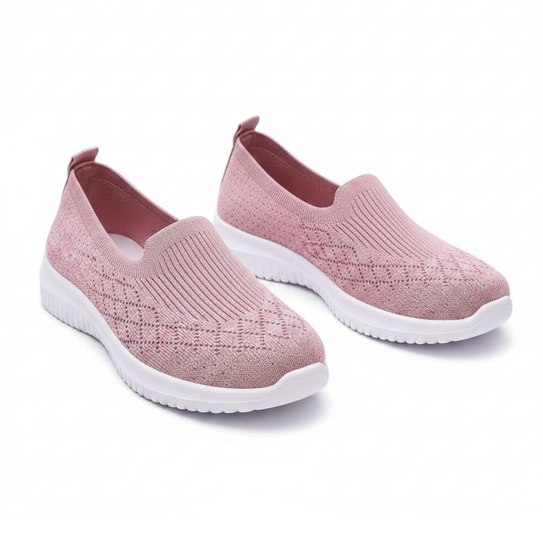 Bella Baskets de Marche Légères – Maille Respirante À Enfiler Casual Confort