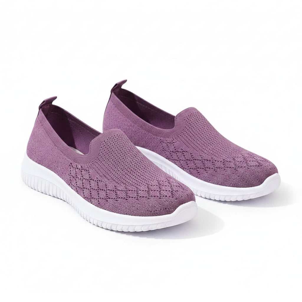 Bella Baskets de Marche Légères – Maille Respirante À Enfiler Casual Confort
