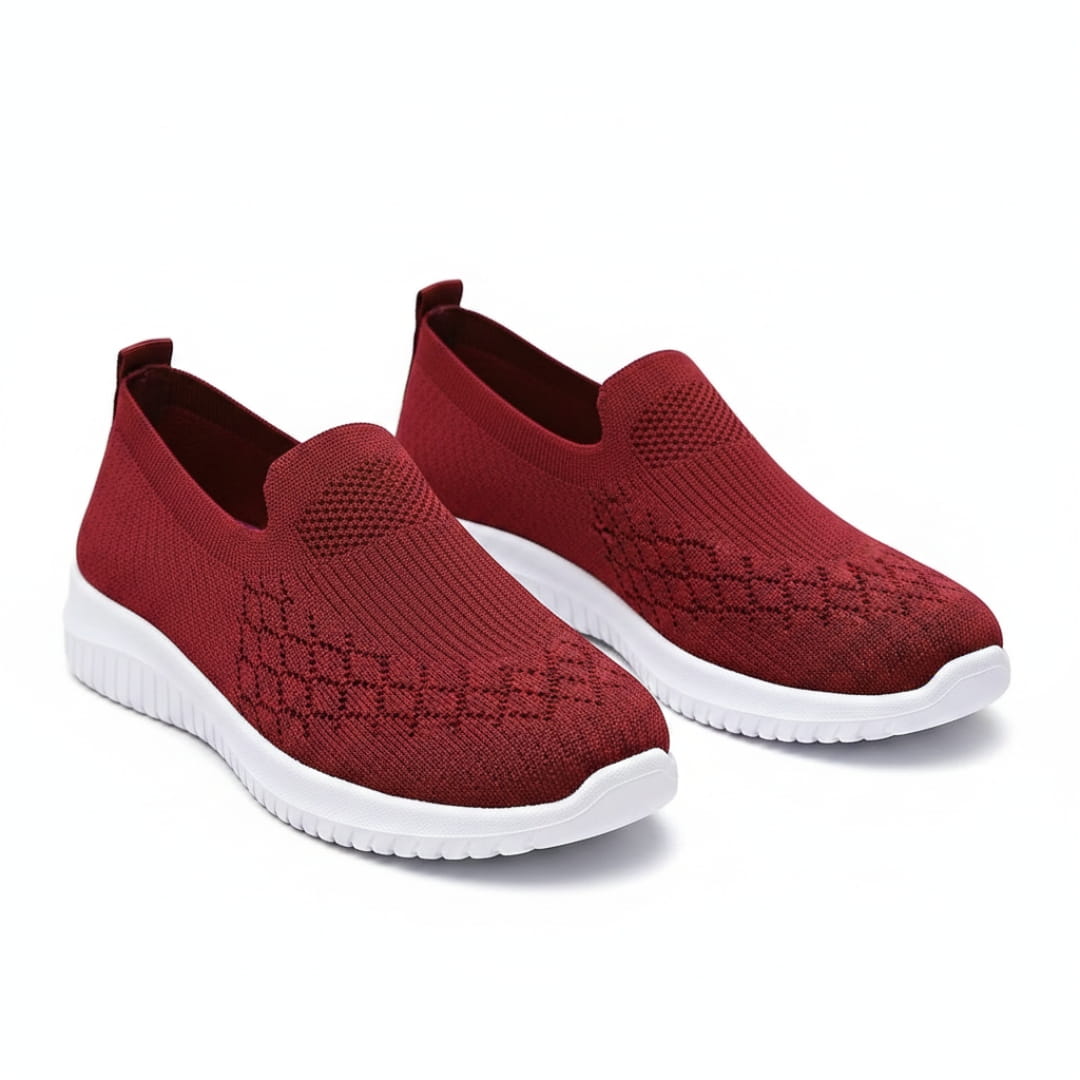 Bella Baskets de Marche Légères – Maille Respirante À Enfiler Casual Confort