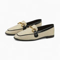 Mocassins Classiques À Petits Talons Carrés Pour Femme