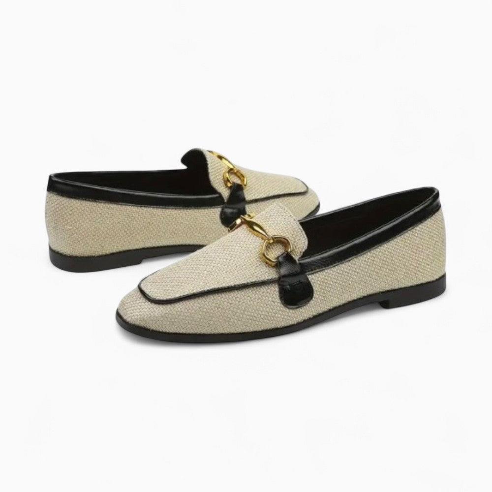 Mocassins Classiques À Petits Talons Carrés Pour Femme