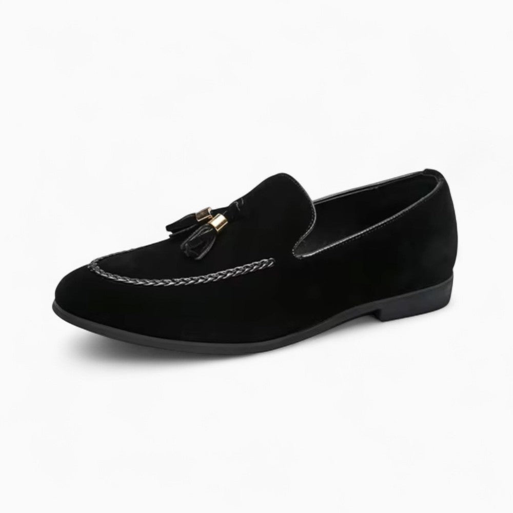 Mocassins Classiques À Glands En Daim