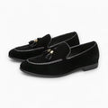 Mocassins Classiques À Glands En Daim