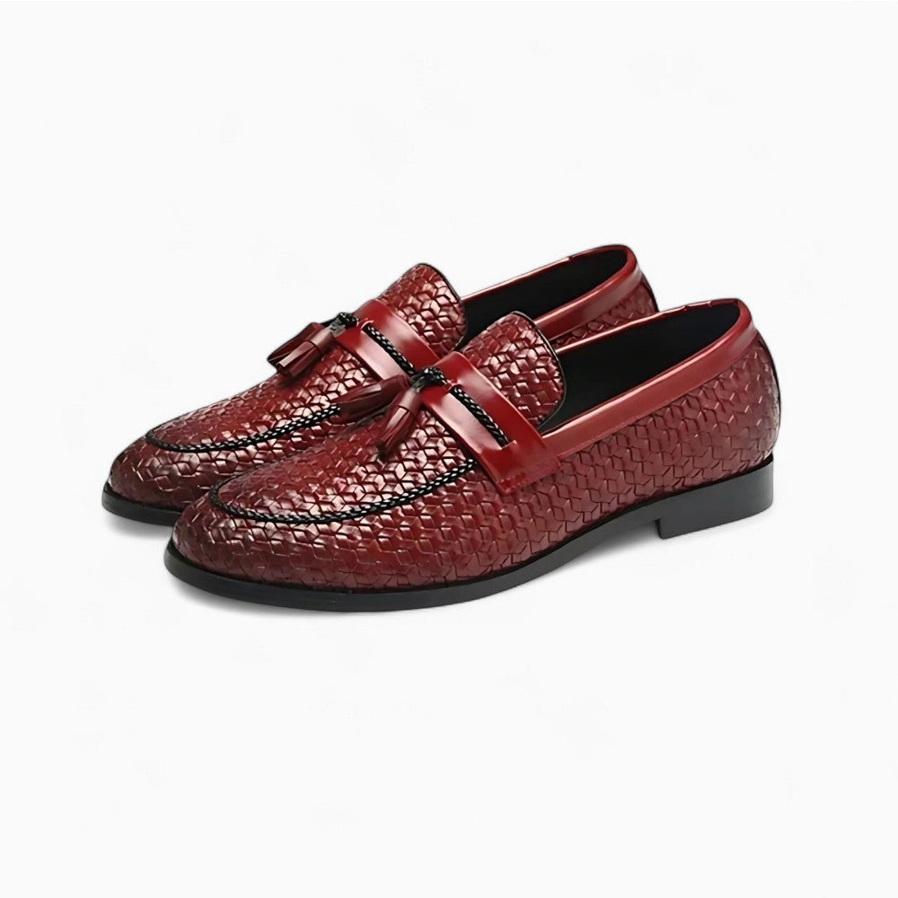 Mocassins Vintage À Glands Colorés